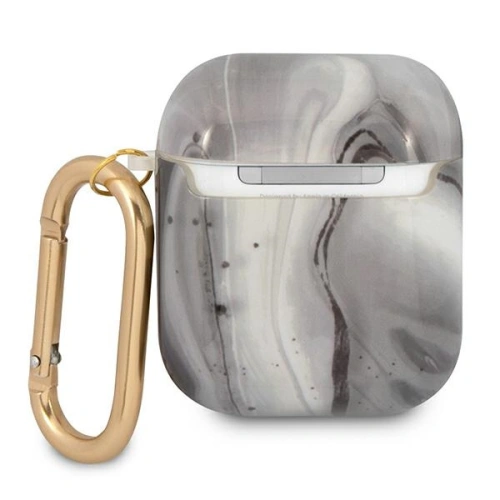 Etui Guess GUA2UNMK Apple AirPods cover czarny/black Marble Collection