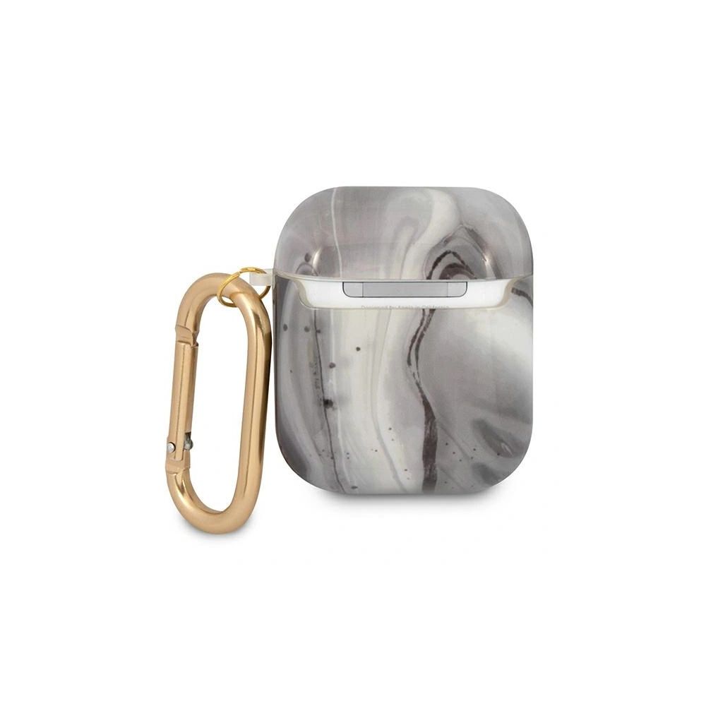 Hurtownia GSM - Etui Guess GUA2UNMK Apple AirPods cover czarny/black Marble Collection - GUE1098BLK - {ean13} - Hurt
