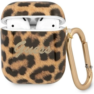 Hurtownia GSM - Etui Guess GUA2USLEO Apple AirPods kryt zlatý/zlatá Leopard Collection - GUE1100GLD - {ean13} - Hurt