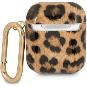 Hurtownia GSM - Etui Guess GUA2USLEO Apple AirPods kryt zlatý/zlatá Leopard Collection - GUE1100GLD - {ean13} - Hurt