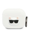 Hurtownia GSM - Etui Karl Lagerfeld KLACA3SILCHWH Apple AirPods 3 cover biały/white Silicone Choupette - KLD579WHT - {ean13} - Hurt