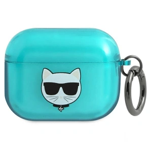 Hurtownia GSM - Etui Karl Lagerfeld KLAPUCHFL Apple AirPods Pro cover niebieski/blue Choupette - KLD581BLU - {ean13} - Hurt