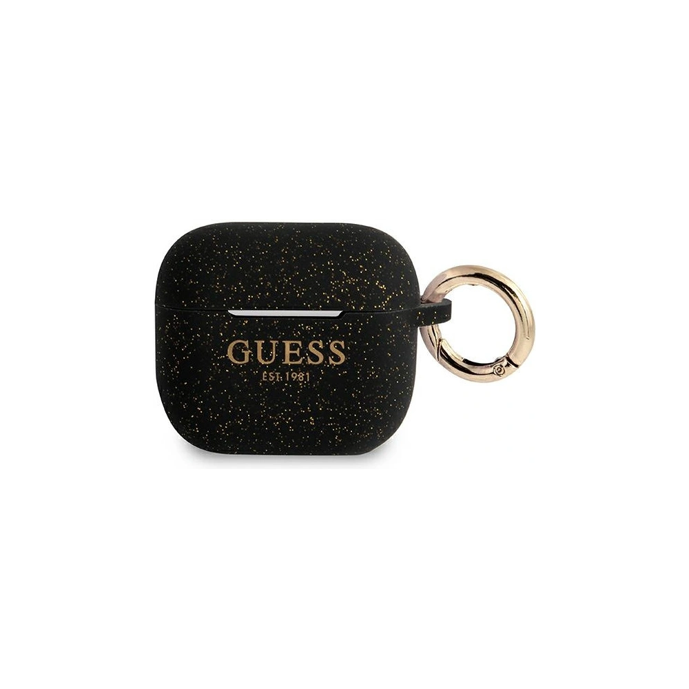 Hurtownia GSM - Etui Guess GUA3SGGEK Apple AirPods 3 obal černý/black silikonový lesklý - GUE1102BLK - {ean13} - Hurt