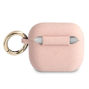Etui Guess GUA3SGGEP Apple AirPods 3 cover różowy/pink Silicone Glitter