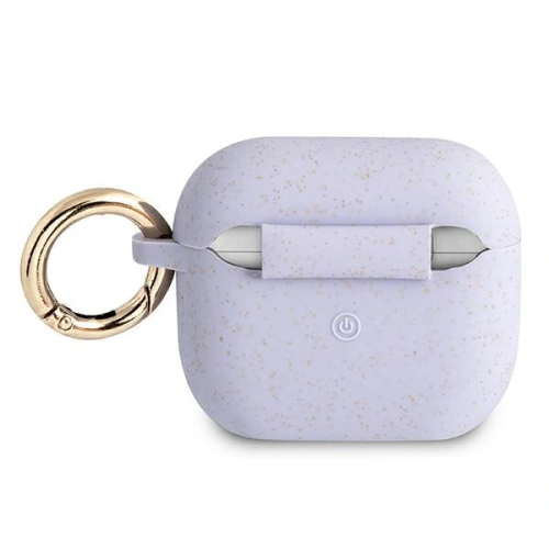 Etui Guess GUA3SGGEU Apple AirPods 3 cover purpurowy/purple Silicone Glitter