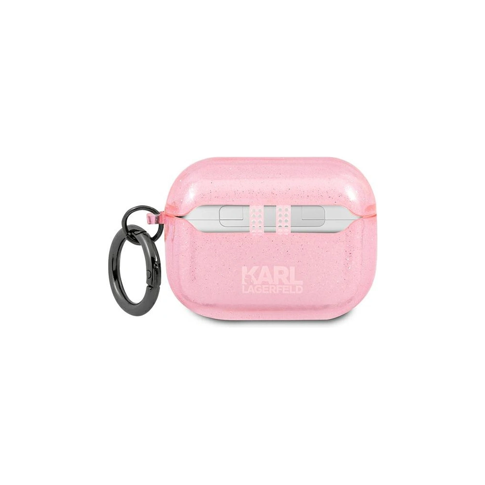 Hurtownia GSM - Etui Karl Lagerfeld KLAPUCHGP Apple AirPods Pro kryt růžový/pink Glitter Choupette - KLD587PNK - {ean13} - Hurt