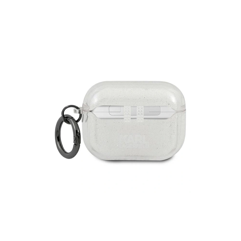 Hurtownia GSM - Etui Karl Lagerfeld KLAPUCHGS Apple AirPods Pro kryt stříbrný/silver Glitter Choupette - KLD588SLV - {ean13} - Hurt