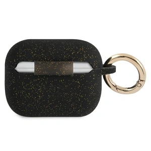 Etui Guess GUAPSGGEK Apple AirPods Pro cover czarny/black Silicone Glitter