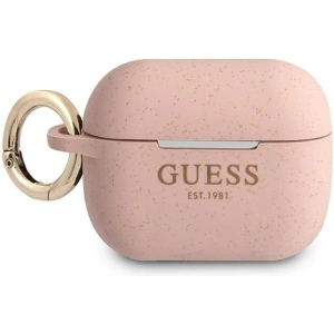 Hurtownia GSM - Etui Guess GUAPSGGEP Apple AirPods Pro cover różowy/pink Silicone Glitter - GUE1113PNK - {ean13} - Hurt