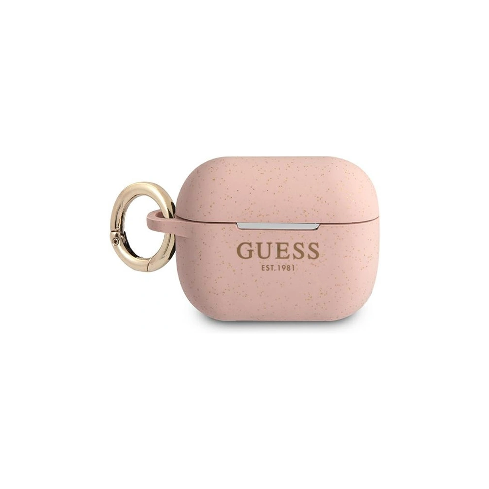 Hurtownia GSM - Etui Guess GUAPSGGEP Apple AirPods Pro kryt růžový/pink silikonový s leskem - GUE1113PNK - {ean13} - Hurt