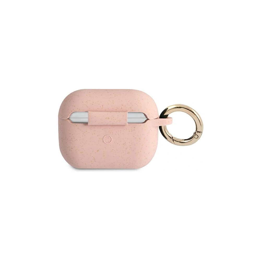 Wholesale Guess GUAPSGGEP Apple AirPods Pro cover pink Silicone Glitter - GUE1113PNK - {ean13} - Hurt