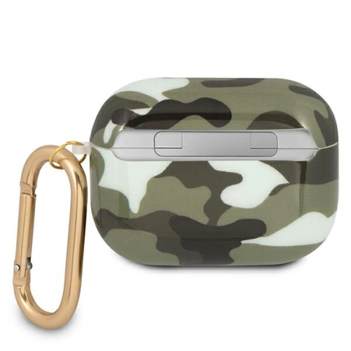 Etui Guess GUAPUCAMA Apple AirPods Pro cover zielony/khaki Camo Collection