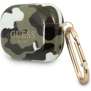 Etui Guess GUAPUCAMA Apple AirPods Pro cover zielony/khaki Camo Collection