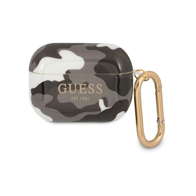 Guess Distributor - 3666339010096 - GUE1118BLK - Guess GUAPUCAMG Apple AirPods Pro cover black Camo Collection - B2B homescreen