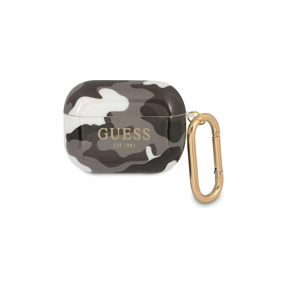 Hurtownia GSM - Etui Guess GUAPUCAMG Apple AirPods Pro kryt černý/black Camo Collection - GUE1118BLK - {ean13} - Hurt