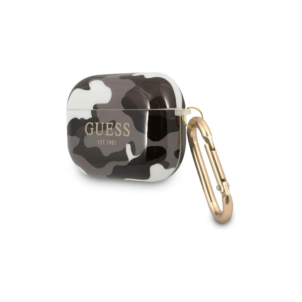 Hurtownia GSM - Etui Guess GUAPUCAMG Apple AirPods Pro kryt černý/black Camo Collection - GUE1118BLK - {ean13} - Hurt