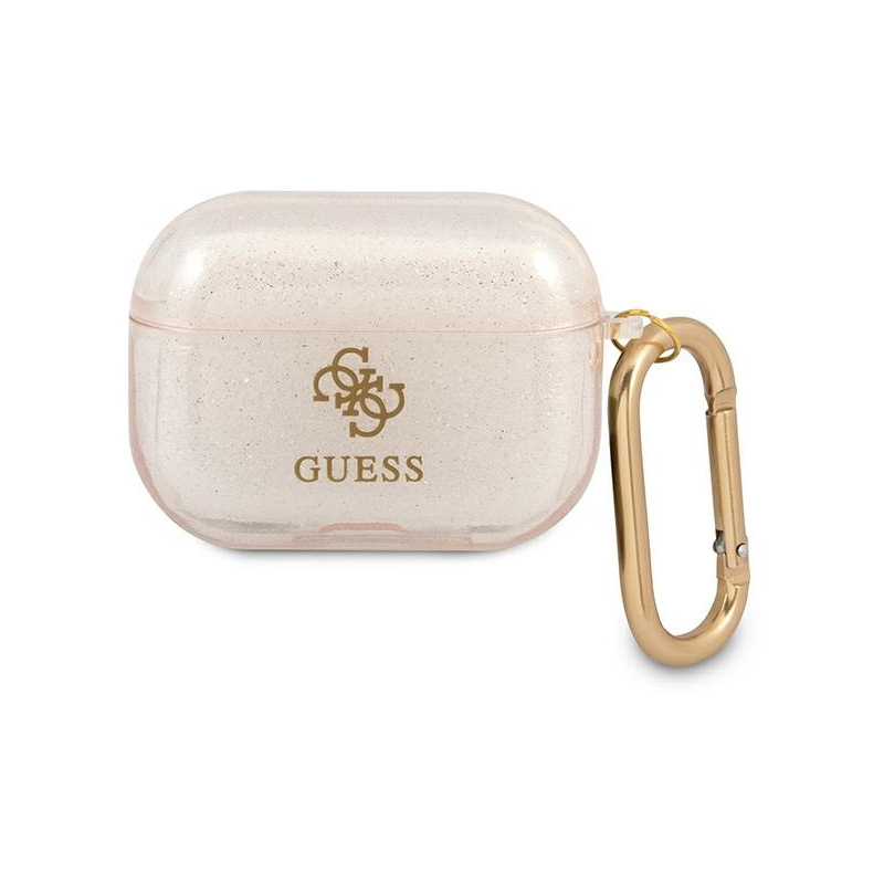Guess Distributor - 3666339009885 - GUE1119GLD - Guess GUAPUCG4GD Apple AirPods Pro cover gold Glitter Collection - B2B homescreen