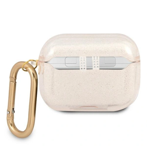 Etui Guess GUAPUCG4GD Apple AirPods Pro cover złoty/gold Glitter Collection