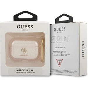Etui Guess GUAPUCG4GD Apple AirPods Pro cover złoty/gold Glitter Collection