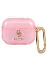 Etui Guess GUAPUCG4GP Apple AirPods Pro obal růžový/pink Glitter Collection