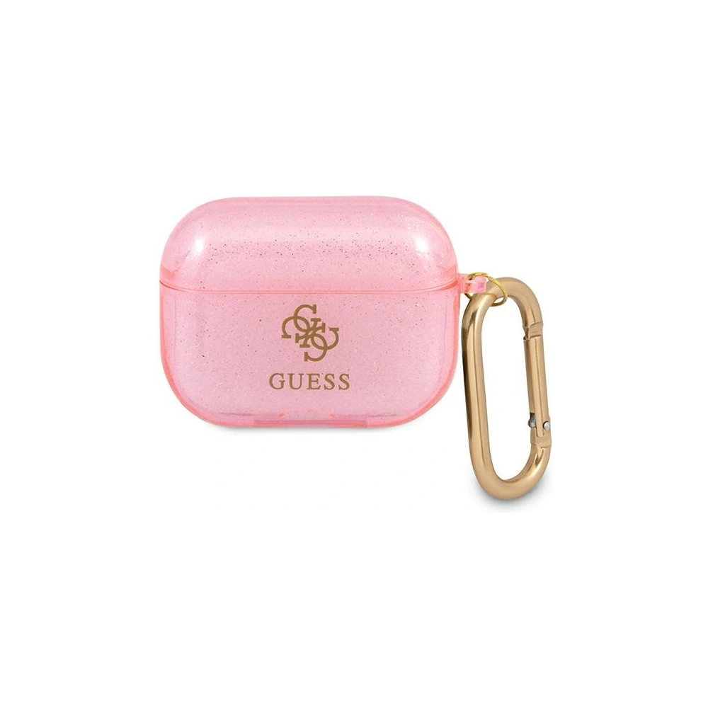 Hurtownia GSM - Etui Guess GUAPUCG4GP Apple AirPods Pro obal růžový/pink Glitter Collection - GUE1121PNK - {ean13} - Hurt