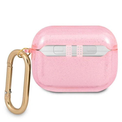 Etui Guess GUAPUCG4GP Apple AirPods Pro cover różowy/pink Glitter Collection