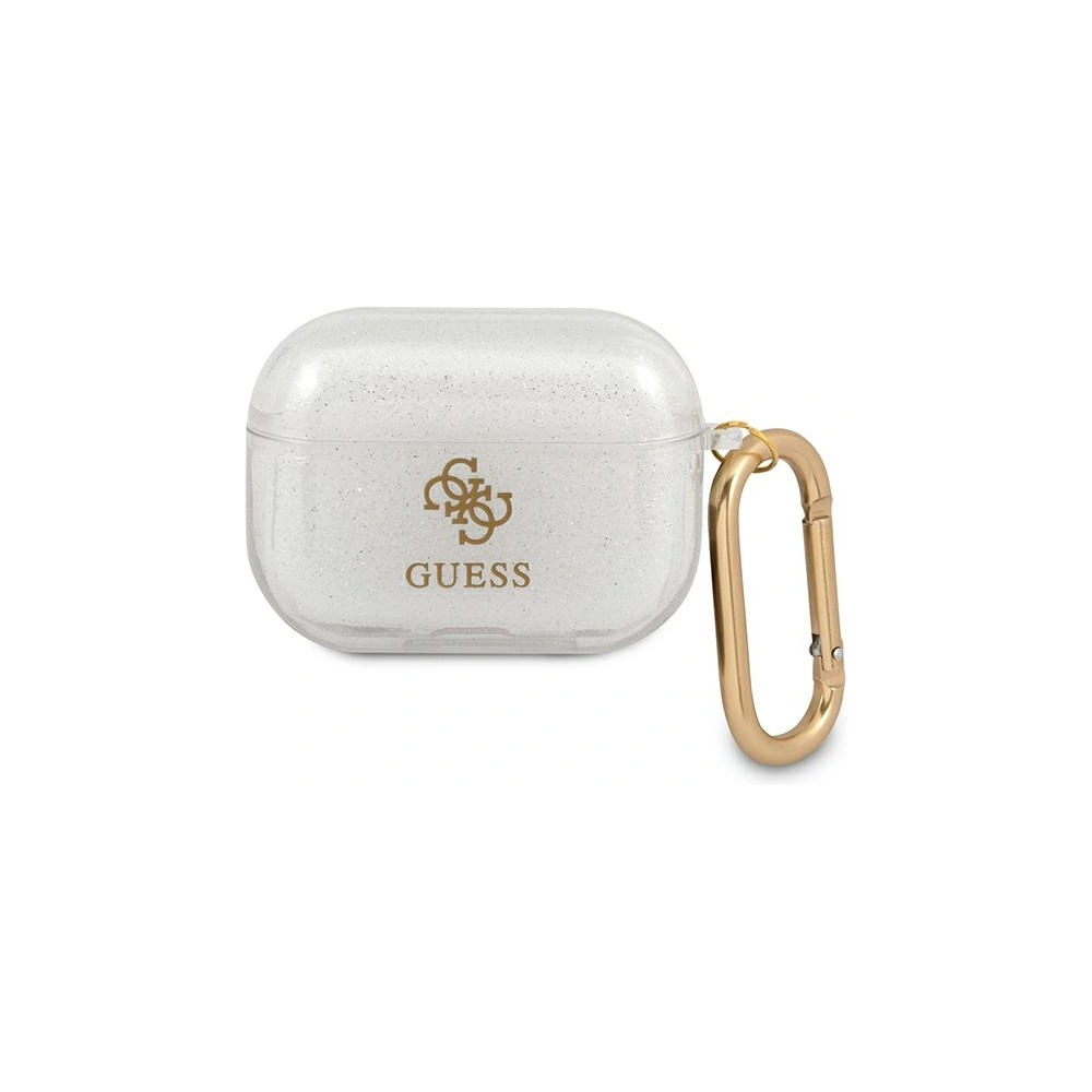 Hurtownia GSM - Etui Guess GUAPUCG4GT Apple AirPods Pro obal Transparent Glitter Collection - GUE1122CL - {ean13} - Hurt