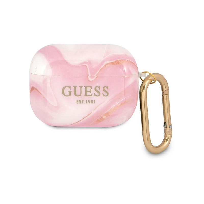 Guess Distributor - 3666339010188 - GUE1124PNK - Guess GUAPUNMP Apple AirPods Pro cover pink Marble Collection - B2B homescreen