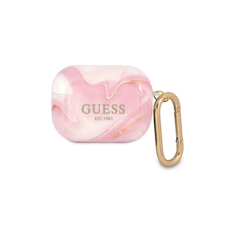 Wholesale Guess GUAPUNMP Apple AirPods Pro cover pink Marble Collection - GUE1124PNK - {ean13} - Hurt