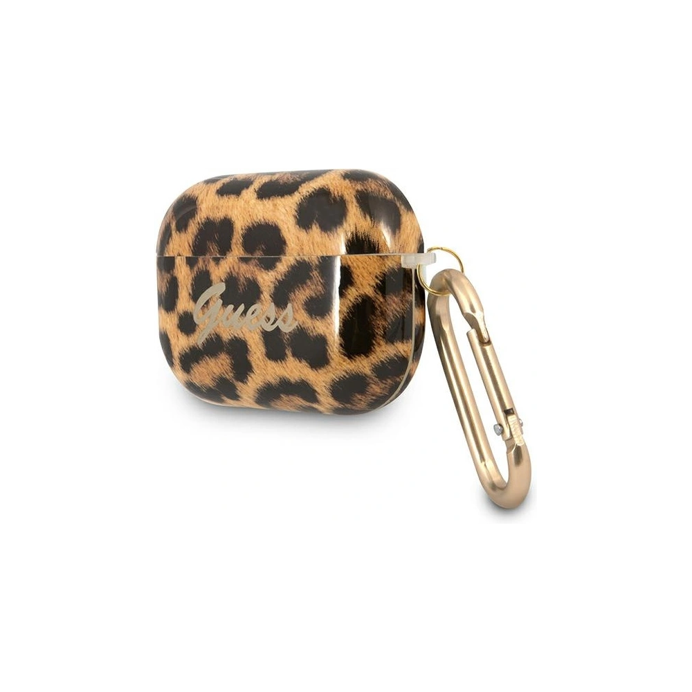 Hurtownia GSM - Etui Guess GUAPUSLEO Apple AirPods Pro obal zlatý/Gold Leopard Collection - GUE1125GLD - {ean13} - Hurt