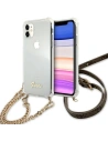 Hurtownia GSM - Etui Guess GUHCN61KC4GSGO Apple iPhone 11 Transparentní tvrdý obal 4G Zlatý řetěz - GUE1126CL - {ean13} - Hurt