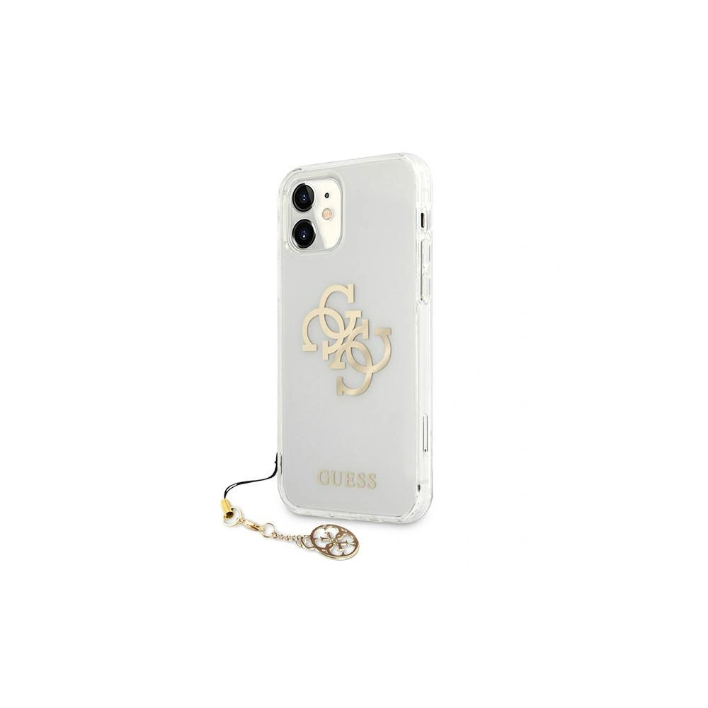 Hurtownia GSM - Etui Guess GUHCN61KS4GGO Apple iPhone 11 Transparentní tvrdý kryt 4G Gold Charms Collection - GUE1127CL - {ean13} - Hurt
