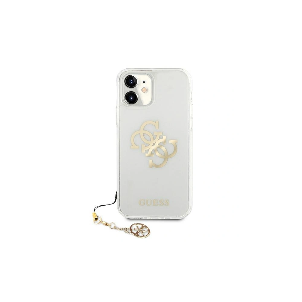 Hurtownia GSM - Etui Guess GUHCN61KS4GGO Apple iPhone 11 Transparentní tvrdý kryt 4G Gold Charms Collection - GUE1127CL - {ean13} - Hurt