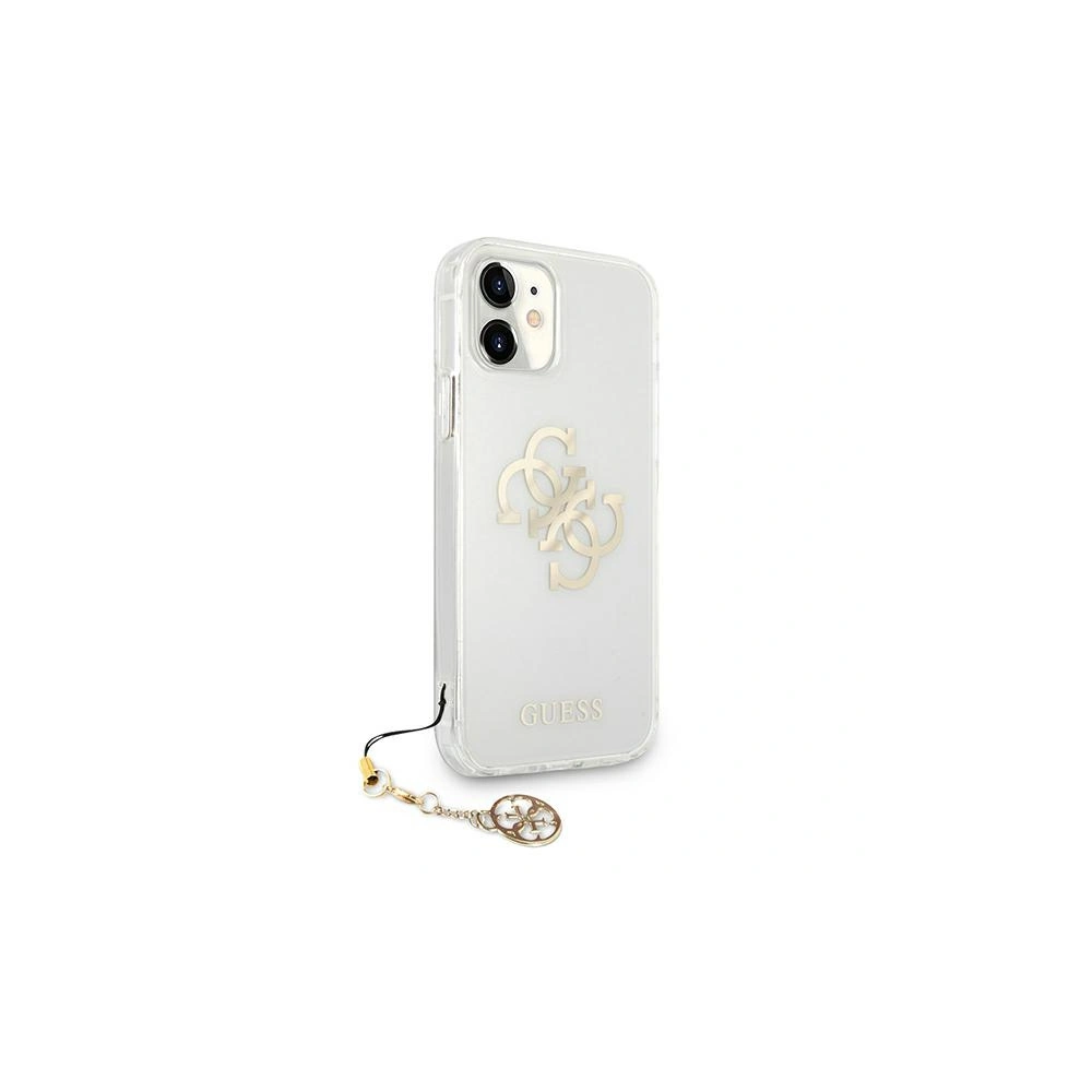 Hurtownia GSM - Etui Guess GUHCN61KS4GGO Apple iPhone 11 Transparentní tvrdý kryt 4G Gold Charms Collection - GUE1127CL - {ean13} - Hurt
