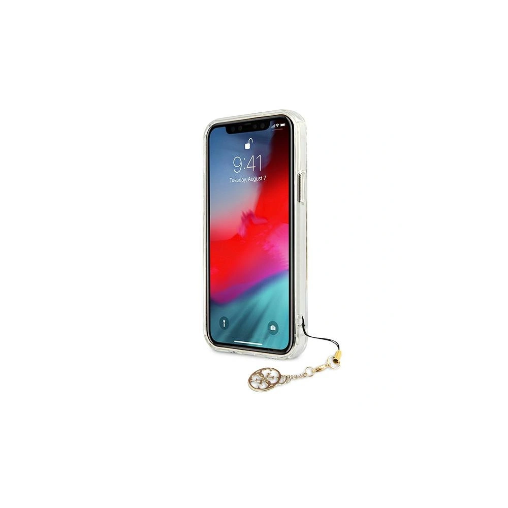 Hurtownia GSM - Etui Guess GUHCN61KS4GGO Apple iPhone 11 Transparentní tvrdý kryt 4G Gold Charms Collection - GUE1127CL - {ean13} - Hurt