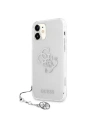 Wholesale Guess GUHCN61KS4GSI Apple iPhone 11 Transparent hardcase 4G Silver Charms Collection - GUE1128CL - {ean13} - Hurt