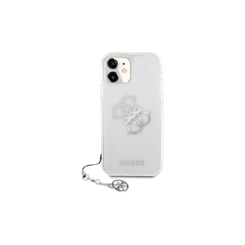 Hurtownia GSM - Etui Guess GUHCN61KS4GSI Apple iPhone 11 Transparentní tvrdý obal 4G Silver Charms Collection - GUE1128CL - {ean13} - Hurt