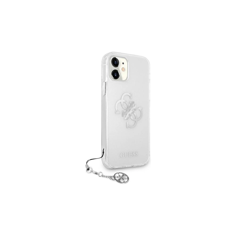 Hurtownia GSM - Etui Guess GUHCN61KS4GSI Apple iPhone 11 Transparentní tvrdý obal 4G Silver Charms Collection - GUE1128CL - {ean13} - Hurt