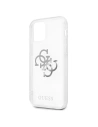 Wholesale Guess GUHCN61KS4GSI Apple iPhone 11 Transparent hardcase 4G Silver Charms Collection - GUE1128CL - {ean13} - Hurt