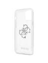 Wholesale Guess GUHCN61KS4GSI Apple iPhone 11 Transparent hardcase 4G Silver Charms Collection - GUE1128CL - {ean13} - Hurt