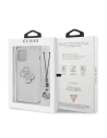 Wholesale Guess GUHCN61KS4GSI Apple iPhone 11 Transparent hardcase 4G Silver Charms Collection - GUE1128CL - {ean13} - Hurt
