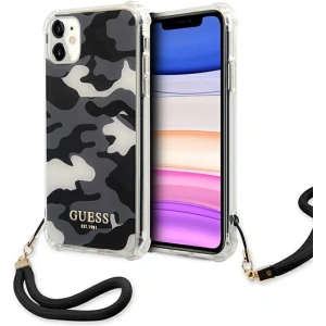 Hurtownia GSM - Etui Guess GUHCN61KSARBK Apple iPhone 11 czarny/black hardcase Camo Collection - GUE1129BLK - {ean13} - Hurt
