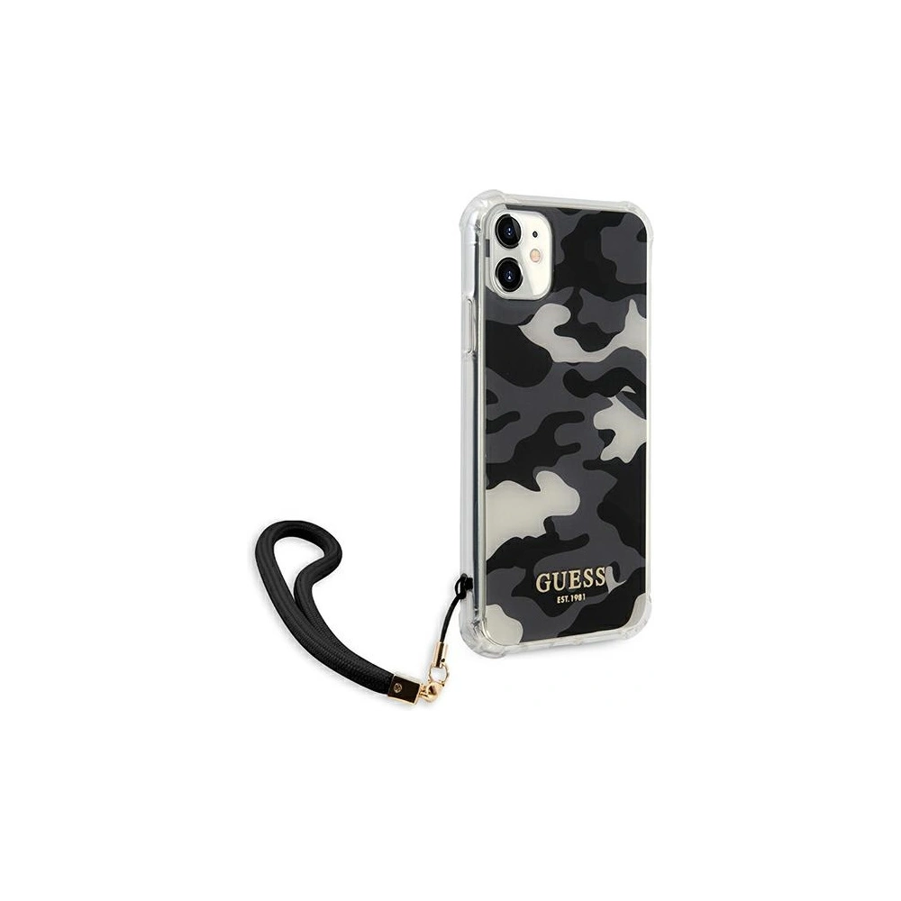Hurtownia GSM - Etui Guess GUHCN61KSARBK Apple iPhone 11 czarny/black hardcase Camo Collection - GUE1129BLK - {ean13} - Hurt