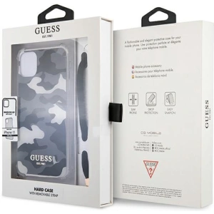 Hurtownia GSM - Etui Guess GUHCN61KSARBK Apple iPhone 11 czarny/black hardcase Camo Collection - GUE1129BLK - {ean13} - Hurt
