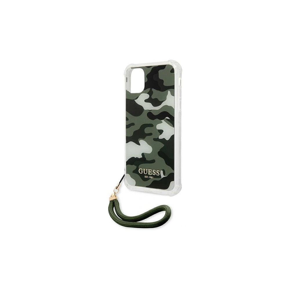 Hurtownia GSM - Etui Guess GUHCN61KSARKA Apple iPhone 11 zielony/khaki hardcase Camo Collection - GUE1130GRN - {ean13} - Hurt