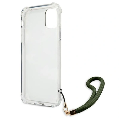 Etui Guess GUHCN61KSARKA Apple iPhone 11 zielony/khaki hardcase Camo Collection