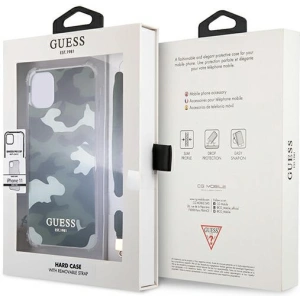Hurtownia GSM - Etui Guess GUHCN61KSARKA Apple iPhone 11 zielony/khaki hardcase Camo Collection - GUE1130GRN - {ean13} - Hurt