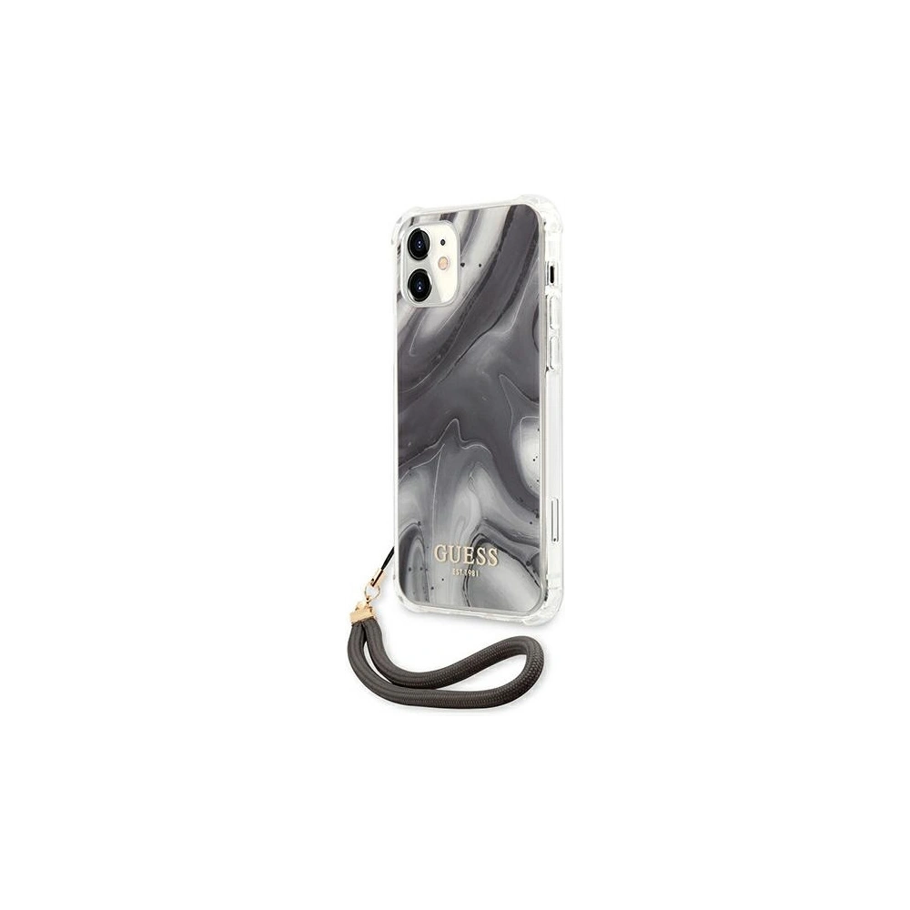Hurtownia GSM - Etui Guess GUHCN61KSMAGR Apple iPhone 11 šedé/grey hardcase Marble Collection - GUE1131GRY - {ean13} - Hurt