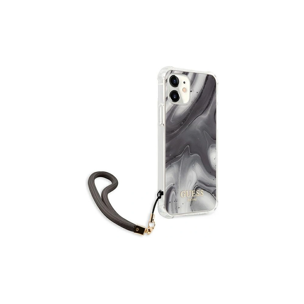 Hurtownia GSM - Etui Guess GUHCN61KSMAGR Apple iPhone 11 šedé/grey hardcase Marble Collection - GUE1131GRY - {ean13} - Hurt