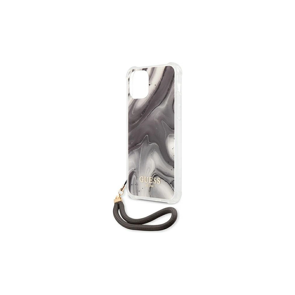 Wholesale Guess GUHCN61KSMAGR Apple iPhone 11 grey hardcase Marble Collection - GUE1131GRY - {ean13} - Hurt